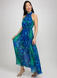 Printed Wide-Leg Jumpsuit