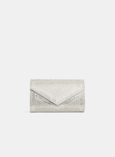 Pochette enveloppe à cristaux