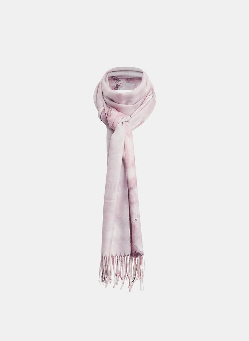 Reversible Rose Scarf