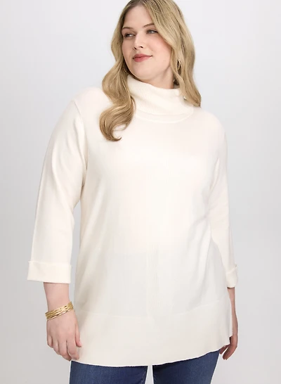 Turtleneck Tunic Sweater