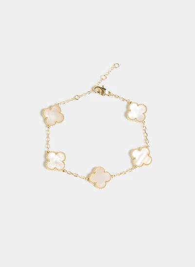 Marbled Clover Bracelet
