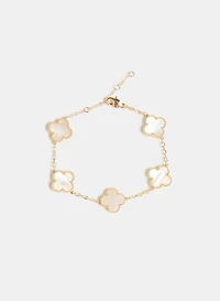 Marbled Clover Bracelet