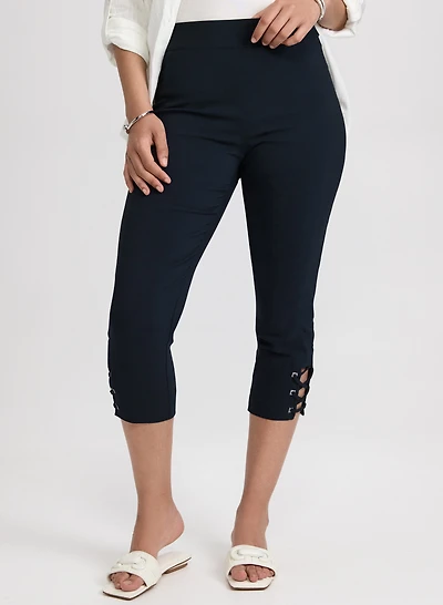 Pull-On Bengaline Capris