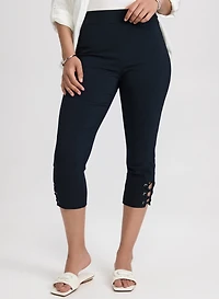 Pull-On Bengaline Capris