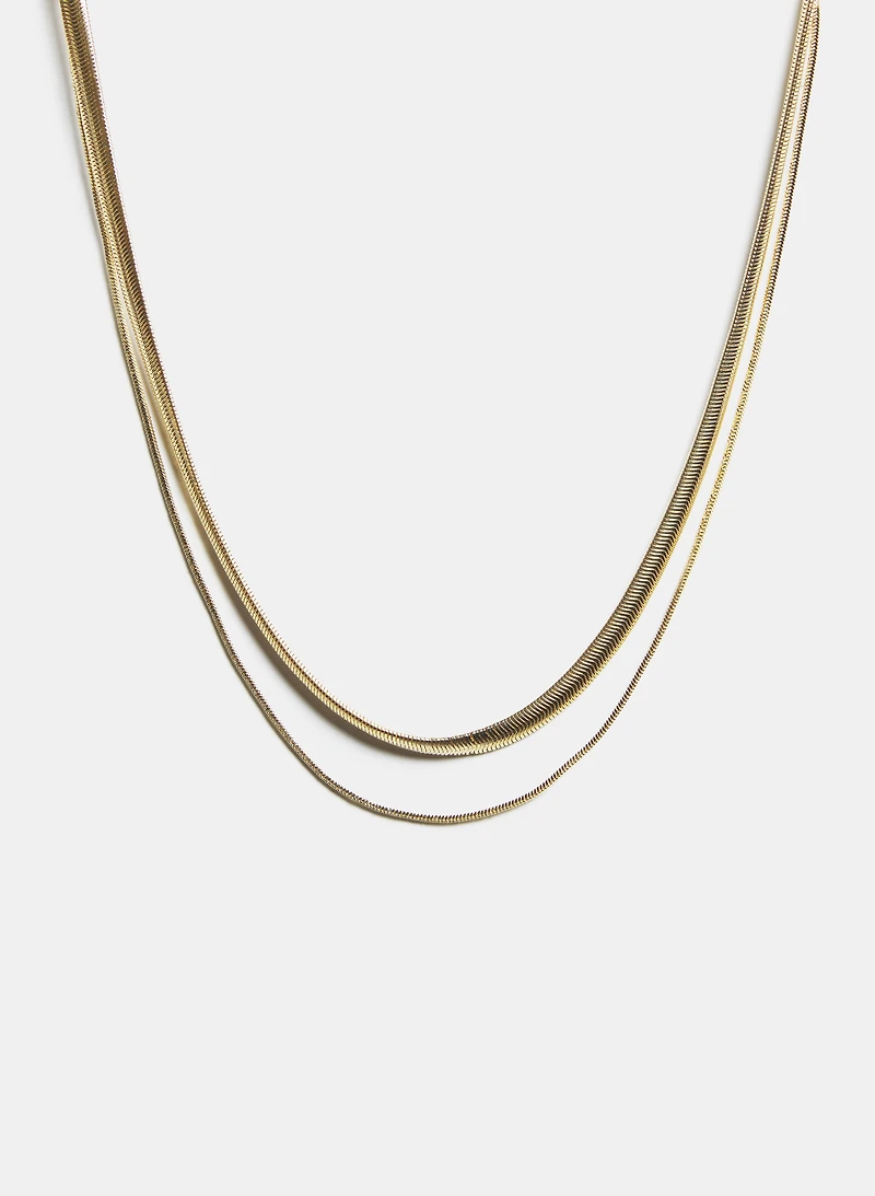 2-Strand Chain Necklace