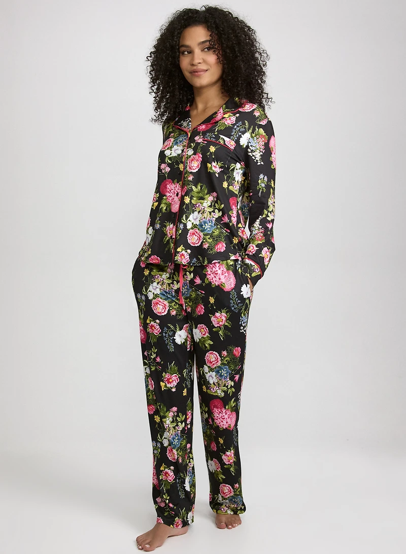 Ensemble de pyjama à motif floral