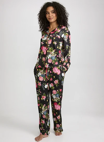 Ensemble de pyjama à motif floral