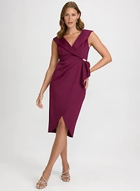 Sleeveless Scuba Dress
