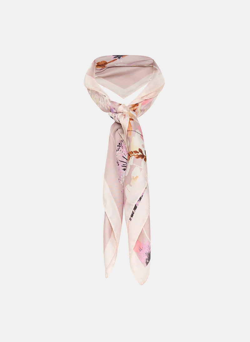 Floral Print Scarf