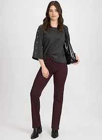 Pull-On Denim Pants