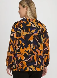 Floral Chiffon Blouse