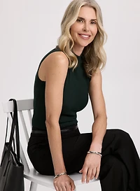 Essential Mock Neck Tank Top
