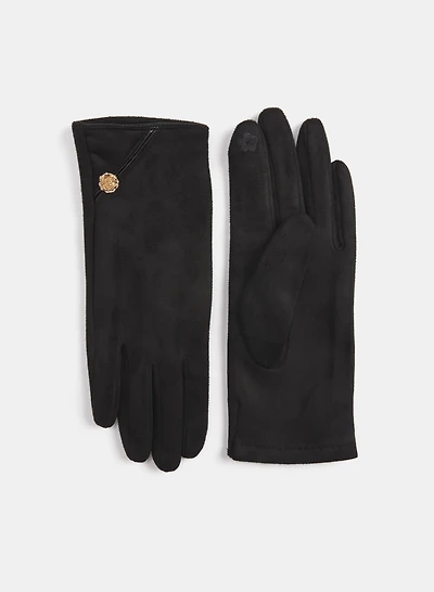 Gants à ornement doré 