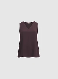 Blouse en V sans manches