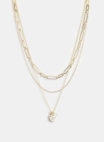 Collier à chaines mixtes