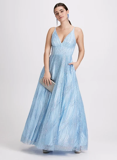 Glitter Ballgown Dress