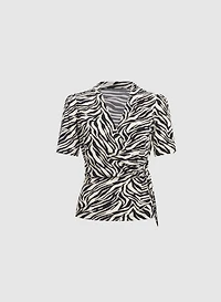 Zebra Print Top