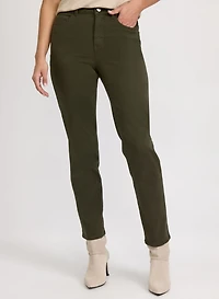 High Rise Straight-Leg Jeans
