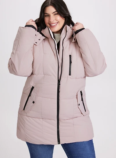 Manteau bouffant matelass