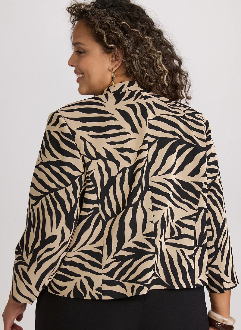 Leaf Print Jacket