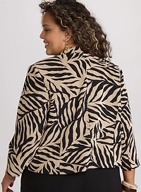 Leaf Print Jacket