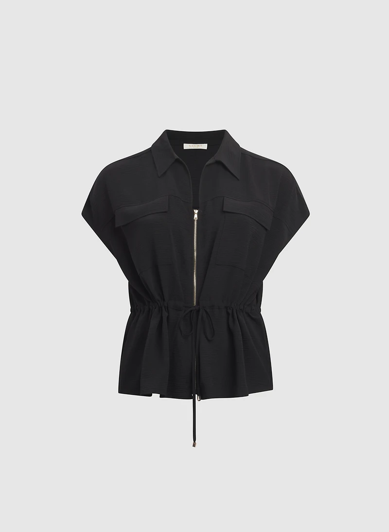 Blouse à fermeture éclair