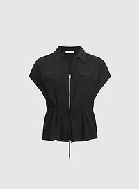 Blouse à fermeture éclair