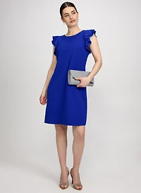 Robe à manches volantées