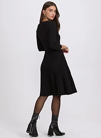 Fit & Flare Knit Dress