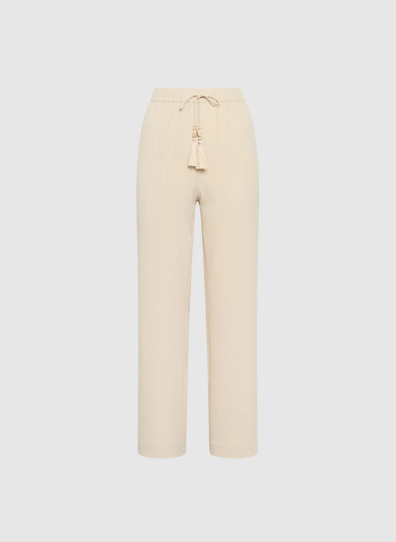 Olivia Crinkled Wide-Leg Pants