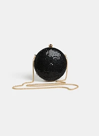Pochette ronde métallique