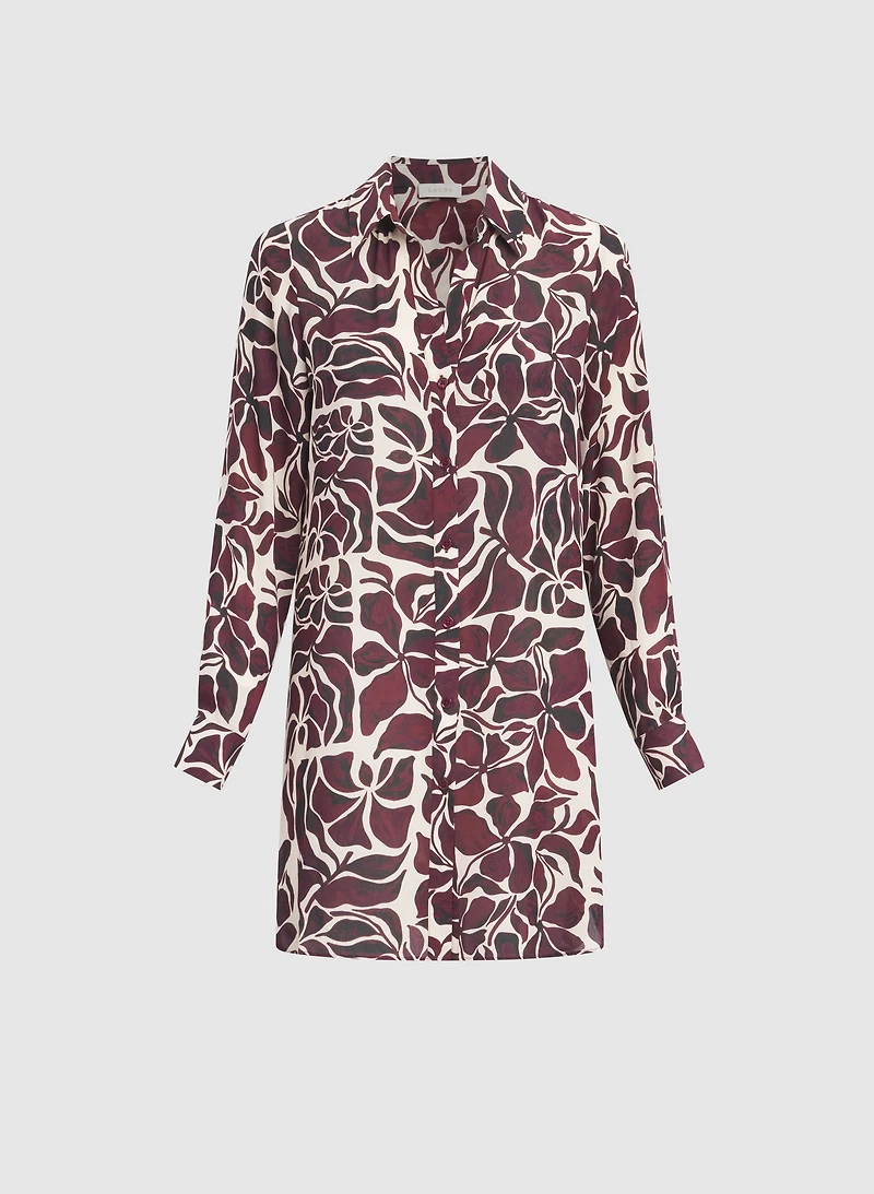 Leaf Print Blouse