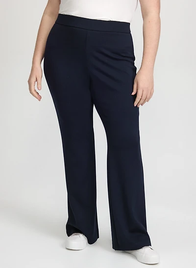 Flare-Leg Scuba Pants