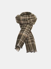 Plaid Print Scarf