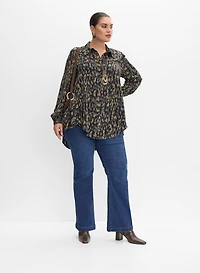 Abstract Print Blouse