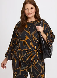 Joseph Ribkoff - Blouse à lignes abstraites