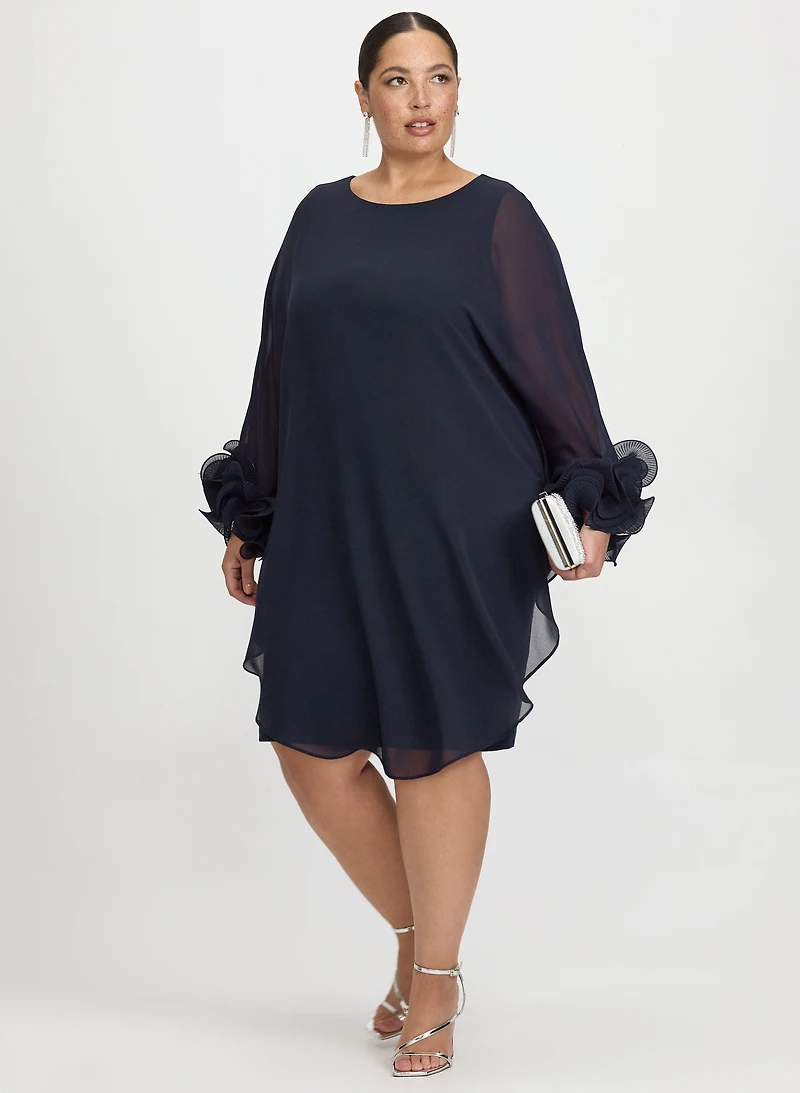 Frill Sleeve Dress