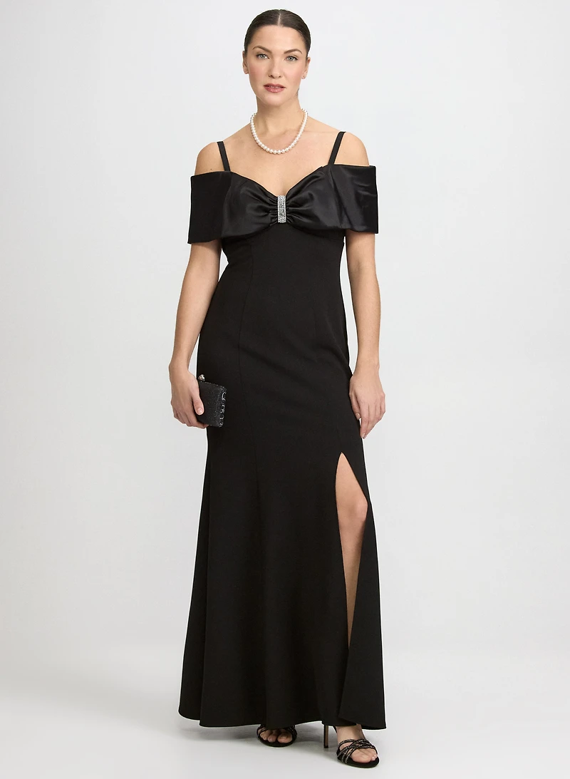 Oversized Bow Detail Dress