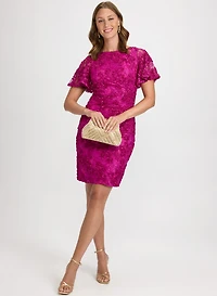 Embellished Lace Dress
