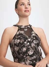 Floral Embroidered Dress