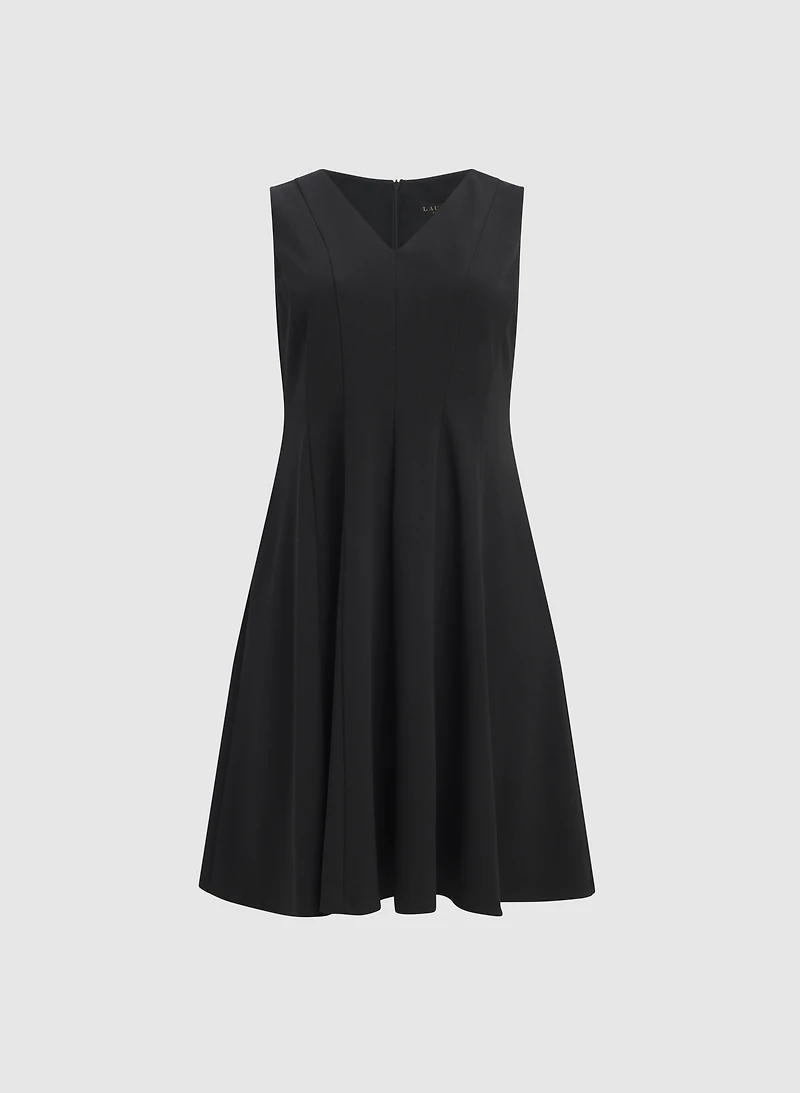 Scuba Crepe A-Line Dress