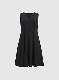 Scuba Crepe A-Line Dress
