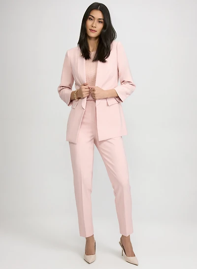 Shawl Collar Blazer & Emma Slim-Leg Pants