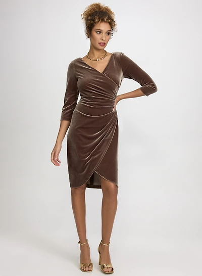Fitted Velvet Dress