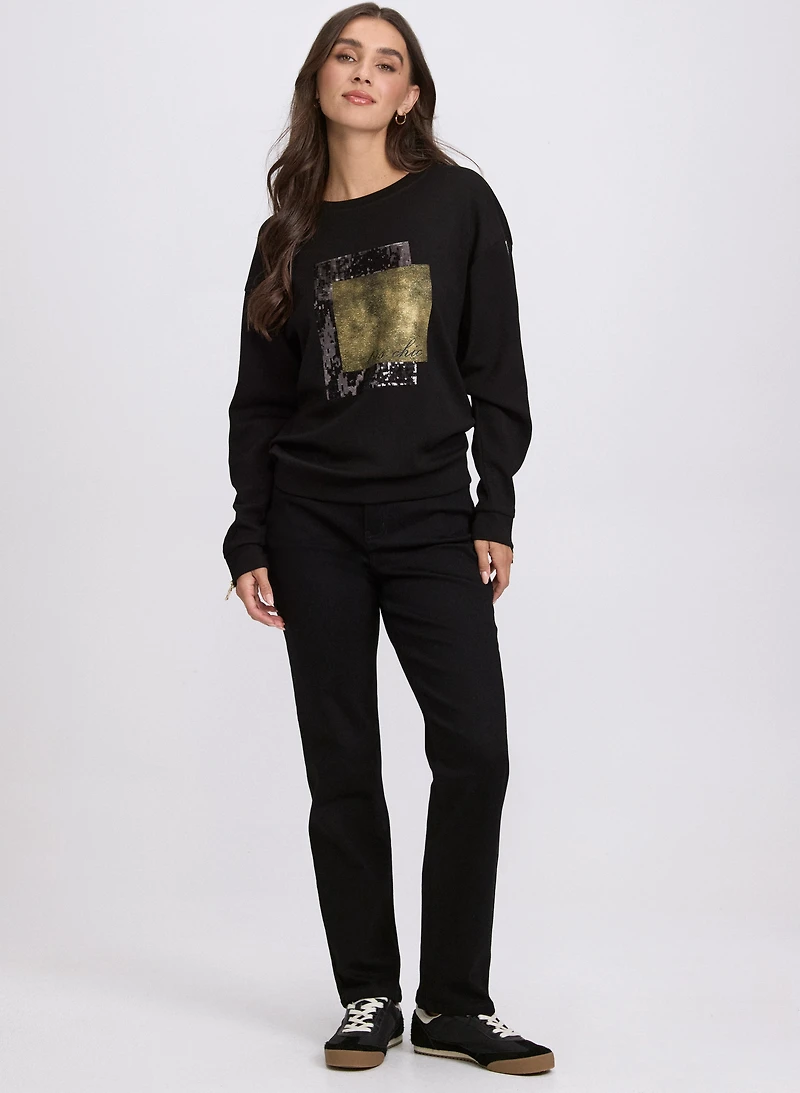 Sequin Logo Top