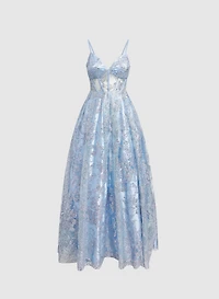 Glitter Corset Gown