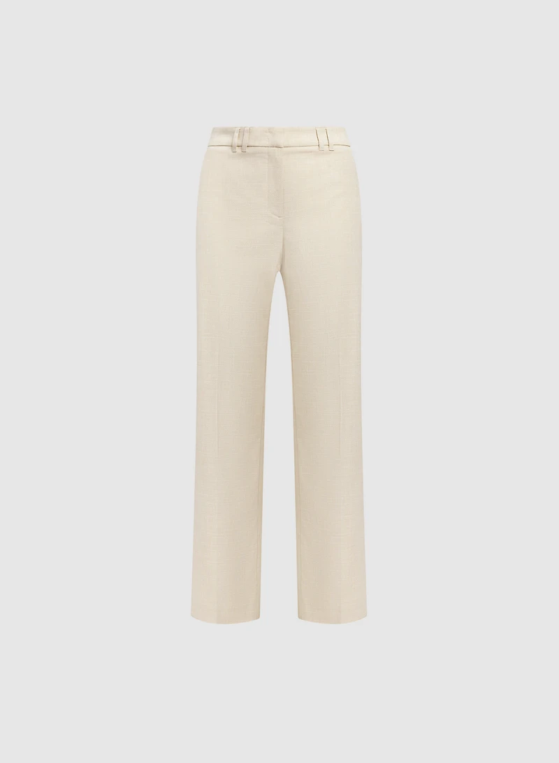 Olivia Heathered Wide-Leg Pants