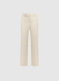 Olivia Heathered Wide-Leg Pants