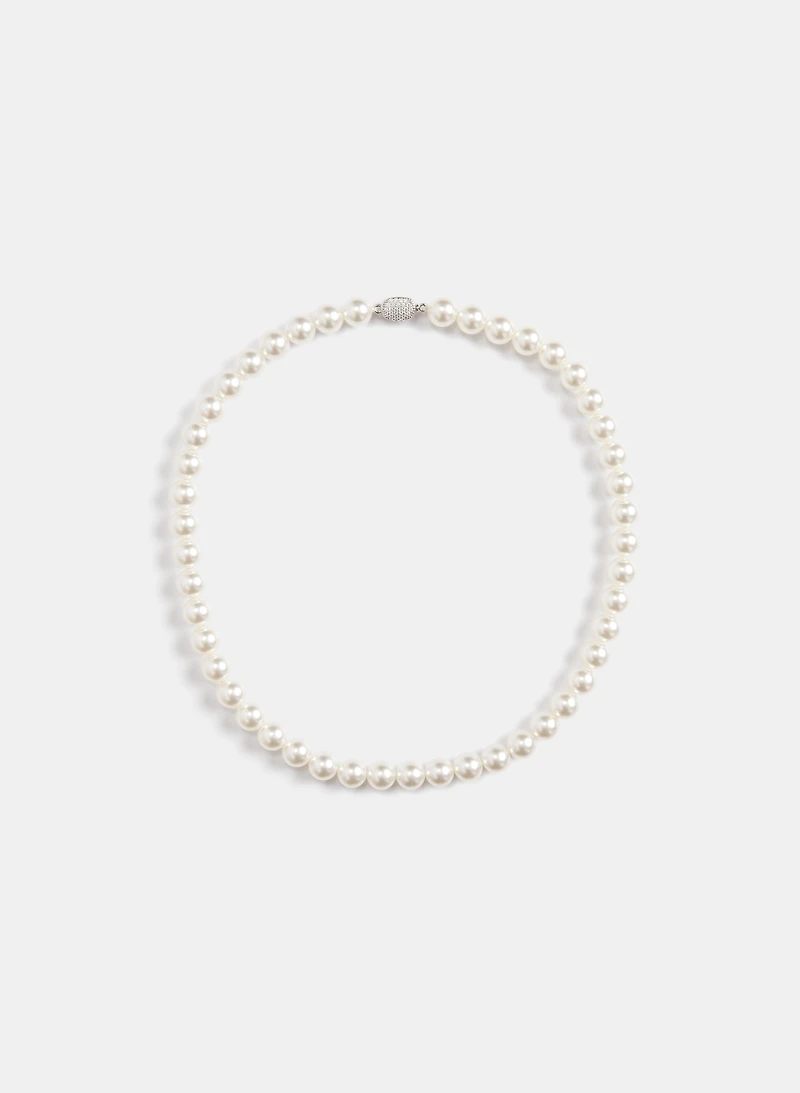 Collier à perle de verre