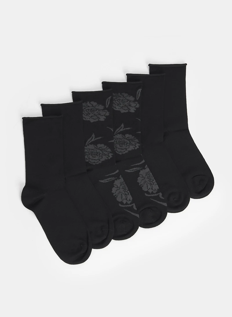 Silks - Chaussettes à motif floral
